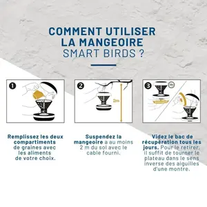 Comedouro anti-pragas para pássaros Ukal Smart Birds Swissinno image-4