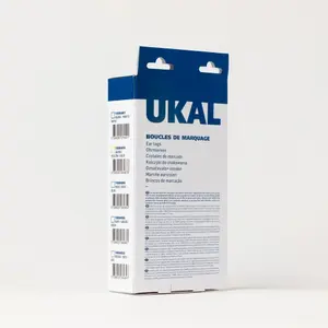 Φαρδιές βρόχοι σήμανσης με γυμνό κουμπί Ukal Flex (x20) image-2
