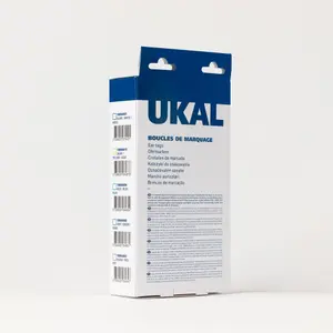 Φαρδιές βρόχοι σήμανσης με γυμνό κουμπί Ukal Flex (x20) image-2