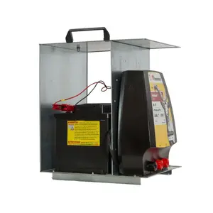 Accessoire pour clôture boite de transport pour électrificateur et batterie en métal Ukal image-2