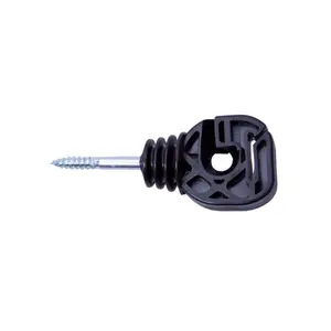 Isolateurs pour clôture électrique pour fils et rubans Ukal Classic (x100)