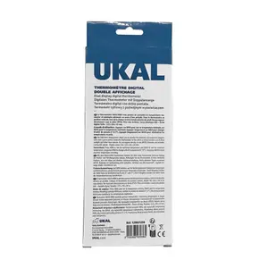 Thermomètre digital mini maxi double affichage Ukal image-2