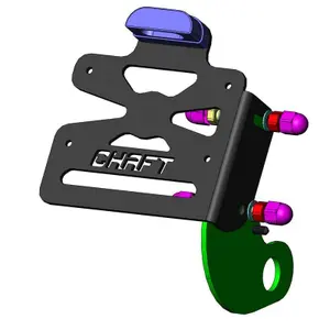 Plattenhalter Chaft latéral CB 650R 2019/2020 CB650F 2014/2020 image-1