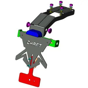 Plaathouder Chaft Z650 et ninja 650 2017-2020 image-2