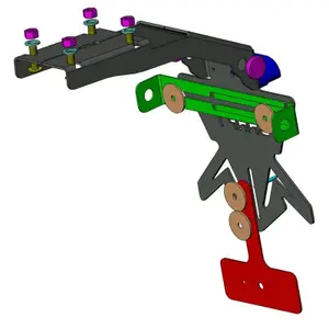 Plaathouder Chaft Z650 et ninja 650 2017-2020 image-3