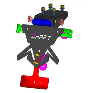 Στήριγμα πινακίδας Chaft Z 1000 2014-2018 image-3