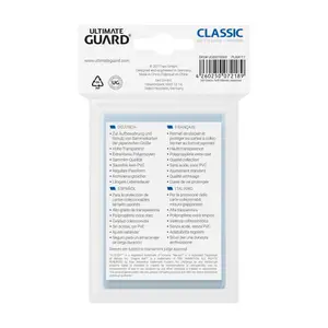 Pochette format japonais Ultimate Guard Classic Soft Sleeves (x100) image-1