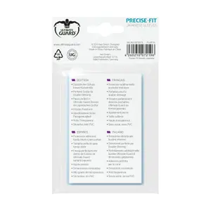 Buste richiudibili in formato giapponese Ultimate Guard Precise-Fit Sleeves (x100) image-2