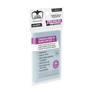 Pochette jeux de plateau américains standard Ultimate Guard Premium Soft Sleeves (x60) image-1