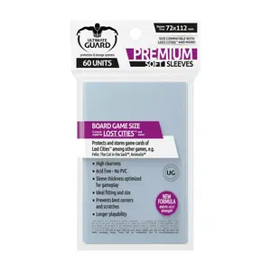 Board game pouch Ultimate Guard Premium Soft Sleeves Lost Cities™ (x60) image-0