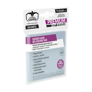 Pochette jeux de plateau au format grand carré Ultimate Guard Premium Soft Sleeves (x50) image-1