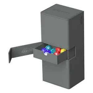 Storage box Ultimate Guard Twin Flip`N`Tray 266+ Xenoskin Gris image-2