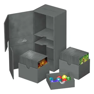Storage box Ultimate Guard Twin Flip`N`Tray 266+ Xenoskin Gris image-5