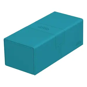 Storage box Ultimate Guard Twin Flip`N`Tray 266+ Xenoskin Bleu Pétrole image-0