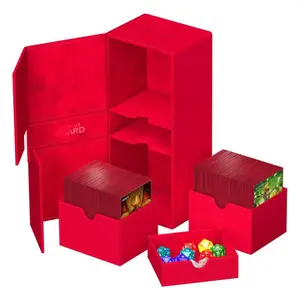 Storage box Ultimate Guard Twin Flip`N`Tray 266+ Xenoskin Rouge image-5