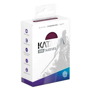 Card protector 100 sleeves Ultimate Guard Katana Radiant Plum image-0
