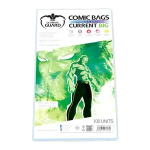Pack of 100 magazine pockets Ultimate Guard Comics Big Refermables image-0