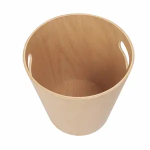 Stool with interior storage Umbra Woodrow image-2