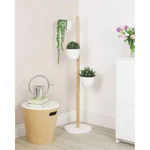 Stool with interior storage Umbra Woodrow image-4