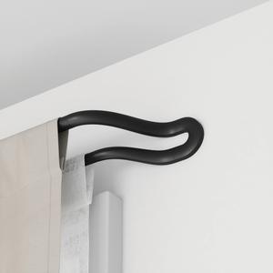 Double extendable curtain pole Umbra Midnight image-2