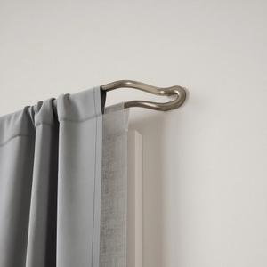Double extendable curtain pole Umbra Midnight image-1