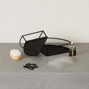 Set of 2 corner wall shelves Umbra Cubiko image-5