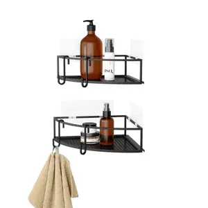 Set of 2 corner wall shelves Umbra Cubiko image-1