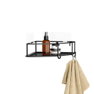 Set of 2 corner wall shelves Umbra Cubiko image-3