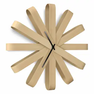 Orologio da parete in legno Umbra Ribbon image-2
