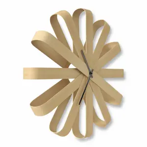 Orologio da parete in legno Umbra Ribbon image-3
