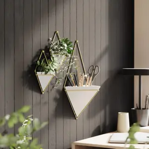 Breed wandscherm plantenbak Umbra Trigg image-2