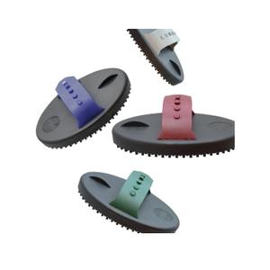 Rastrillo ovalado para caballo de plástico flexible Umbria Equitazione image-0