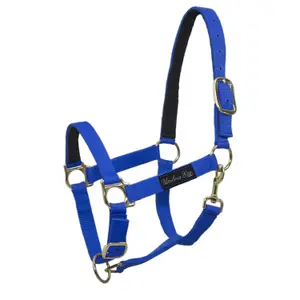 Licol pour cheval en nylon renforcement en cuir Umbria Equitazione image-0