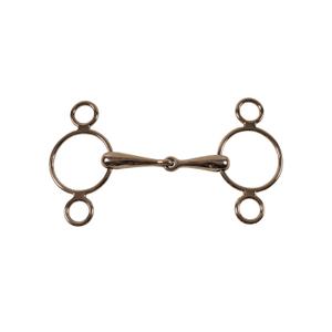 Mors pessoa à 3 anneaux pour cheval solide Umbria Equitazione image-0