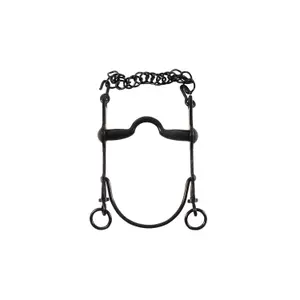 Spaans bit voor paard met vaste zijstukken Umbria Equitazione