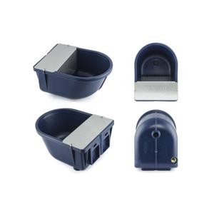 Plastic ABS horse water trough with constant level and stainless steel plate Umbria Equitazione image-2