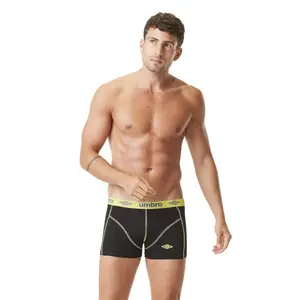 Boxer coton avec surpiqûres colorées Umbro image-1