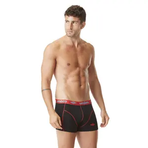 Boxer coton avec surpiqûres colorées Umbro image-2