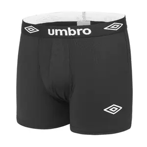 Plain boxer shorts with logo on child's thigh Umbro (x4) image-1