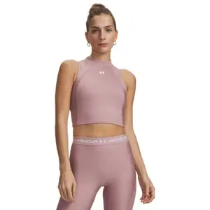 Γυναικείο αμάνικο μπλουζάκι Under Armour HeatGear® Rib image-1