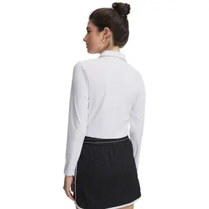 Women's long-sleeved polo shirt Under Armour Drive Chill image-1