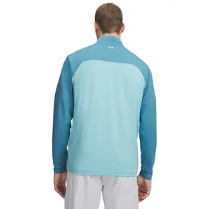 Sweatshirt quart de zip Under Armour Tee To Green image-1