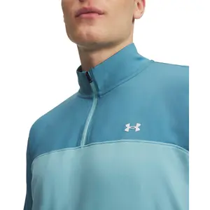 Sweatshirt quart de zip Under Armour Tee To Green image-4