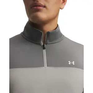 Sweatshirt quart de zip Under Armour Tee To Green image-4