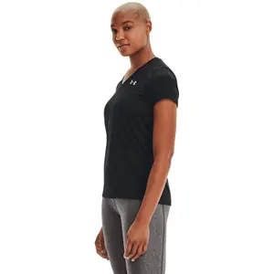 T-shirt de pescoço em v das mulheres Under Armour Tech™ image-4