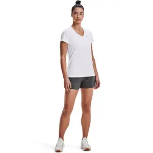 T-shirt de pescoço em v das mulheres Under Armour Tech™ image-1