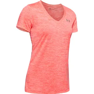 T-shirt donna con scollo a V Under Armour Twist Tech™ image-1