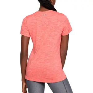 T-shirt donna con scollo a V Under Armour Twist Tech™ image-3