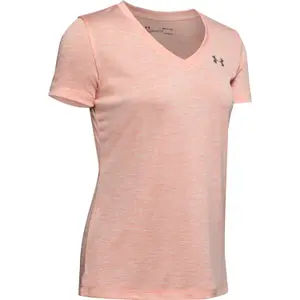 T-shirt de pescoço em v das mulheres Under Armour Twist Tech™ image-0