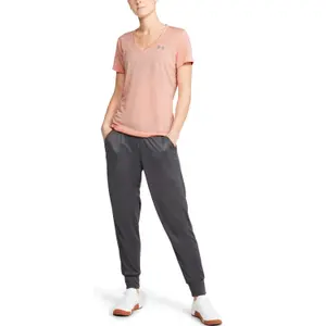 T-shirt de pescoço em v das mulheres Under Armour Twist Tech™ image-1